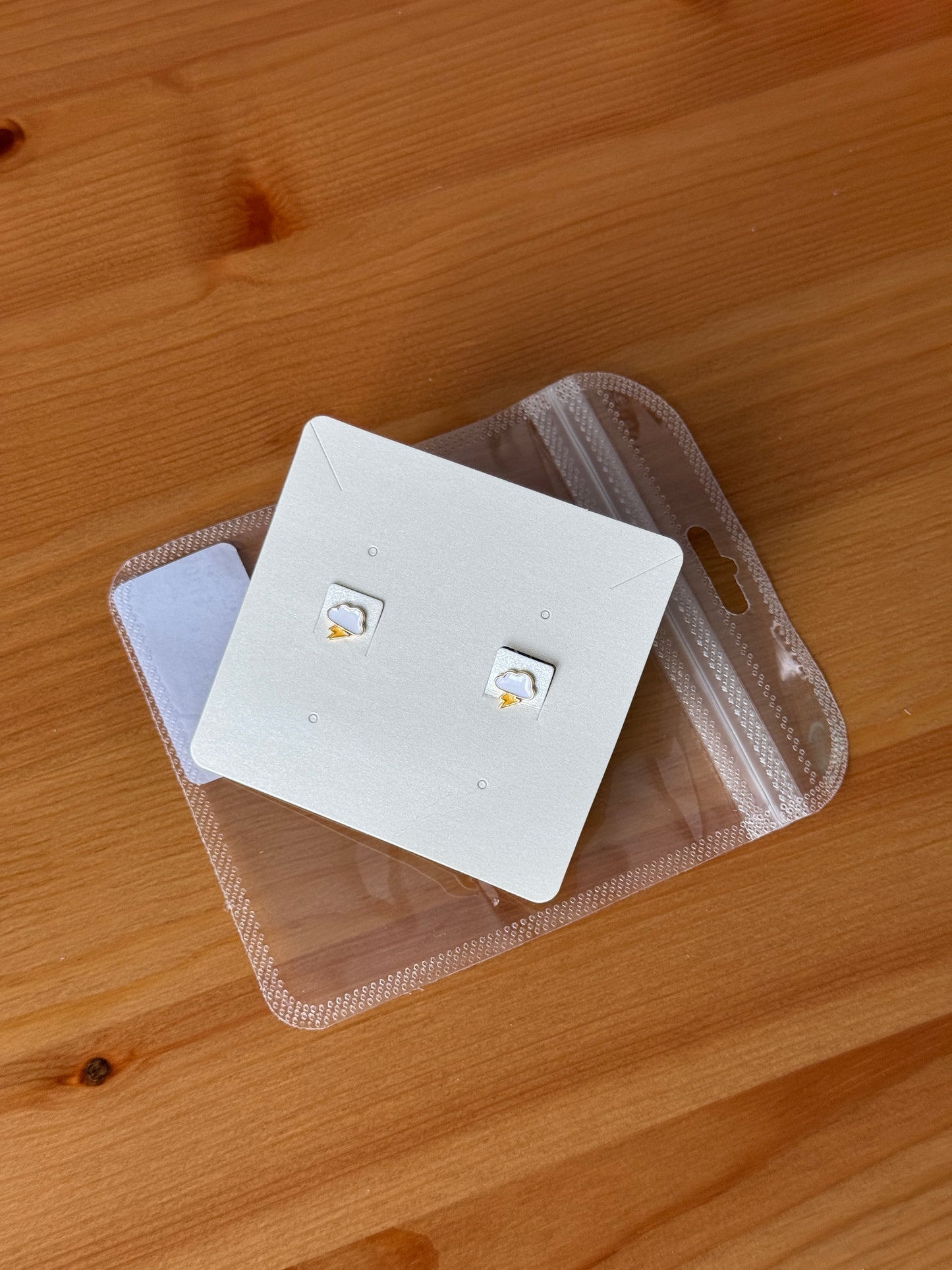 Lightning bolt earrings