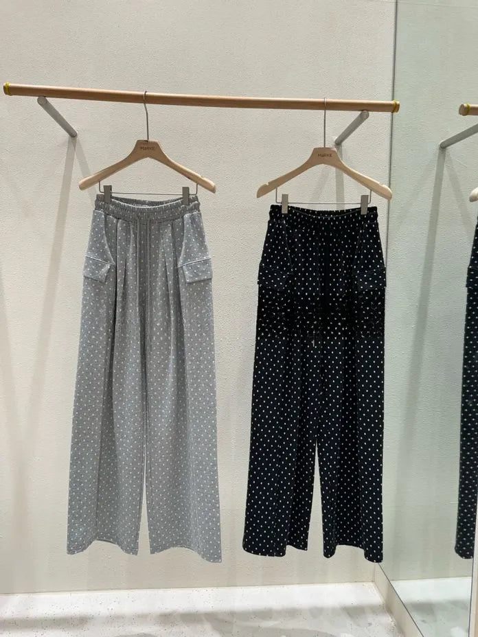 [Preorder] Polka dot pleated pants