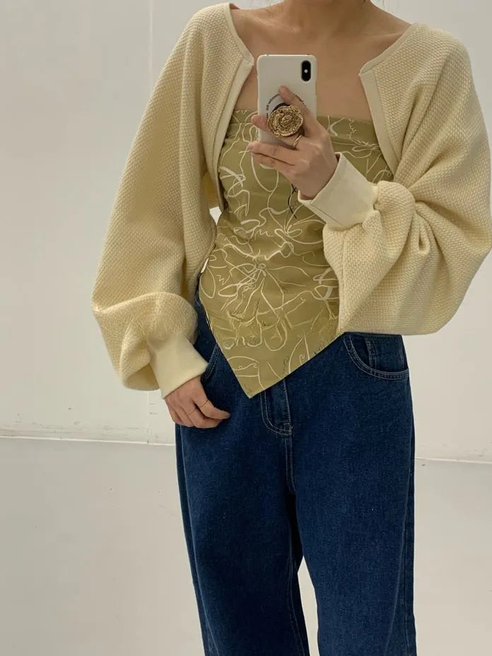 [Preorder] Flower pattern tube top