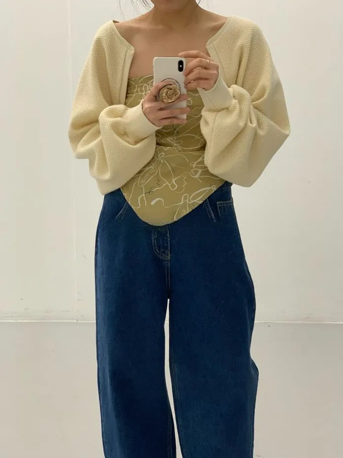 [Preorder] Flower pattern tube top