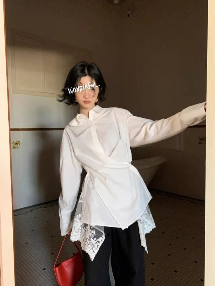 [Preorder] Flower lace blouse