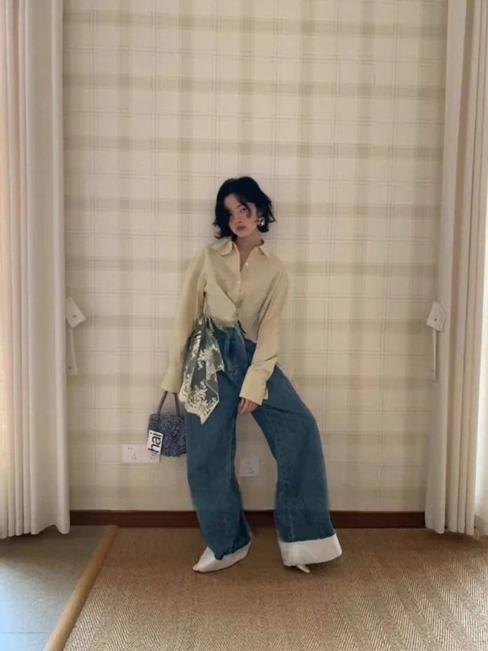 [Preorder] Flower lace blouse