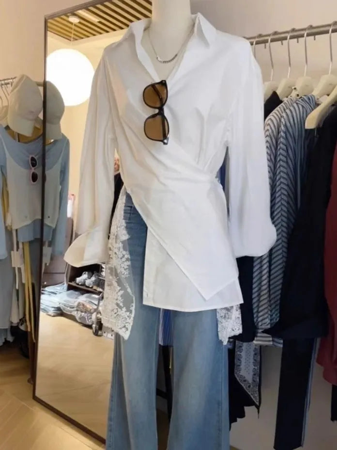 [Preorder] Flower lace blouse