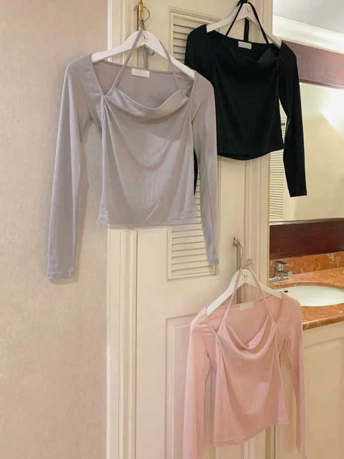 [Preorder] Ponytail neck strap top