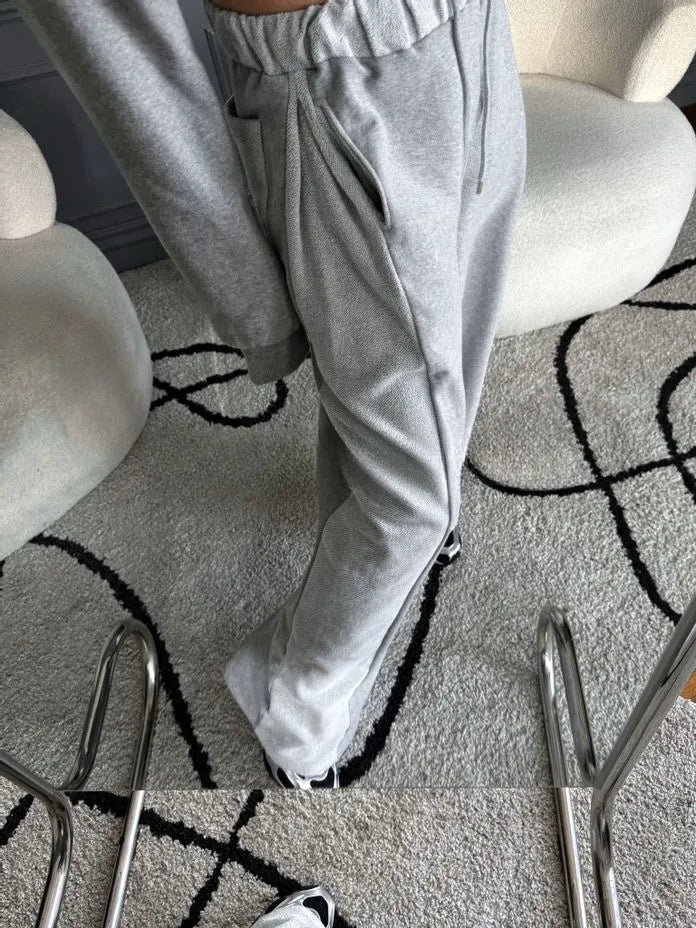 [Preorder] Cotton two-tone sweatpants