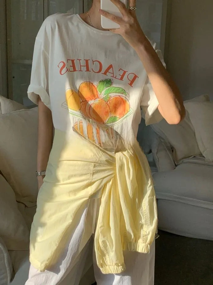 [Preorder] Basket of peaches T-shirt