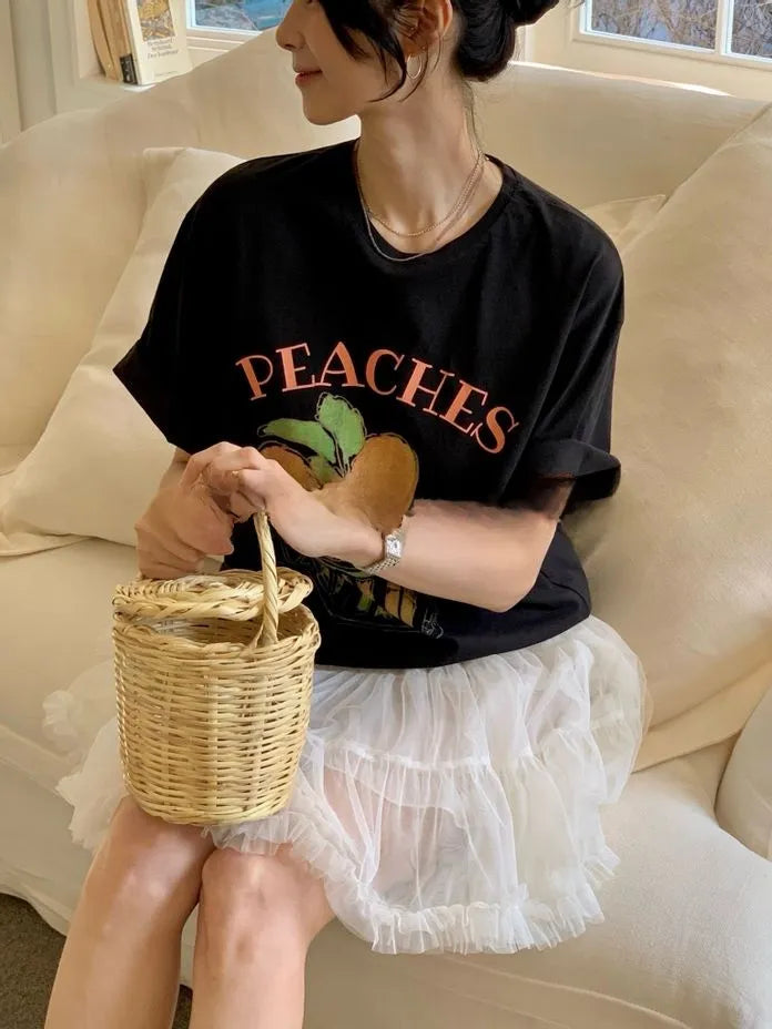[Preorder] Basket of peaches T-shirt