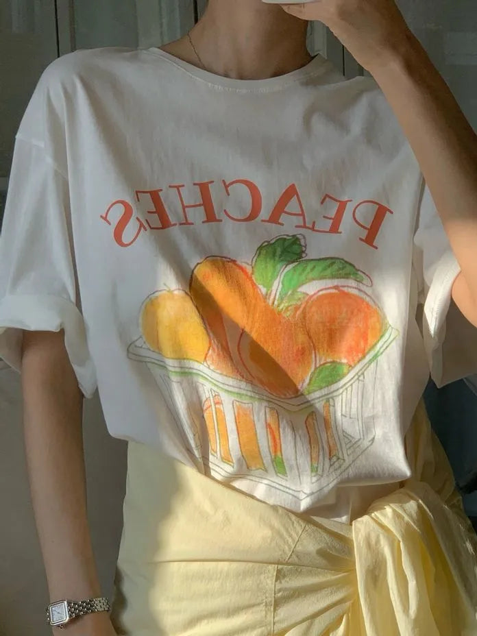 [Preorder] Basket of peaches T-shirt