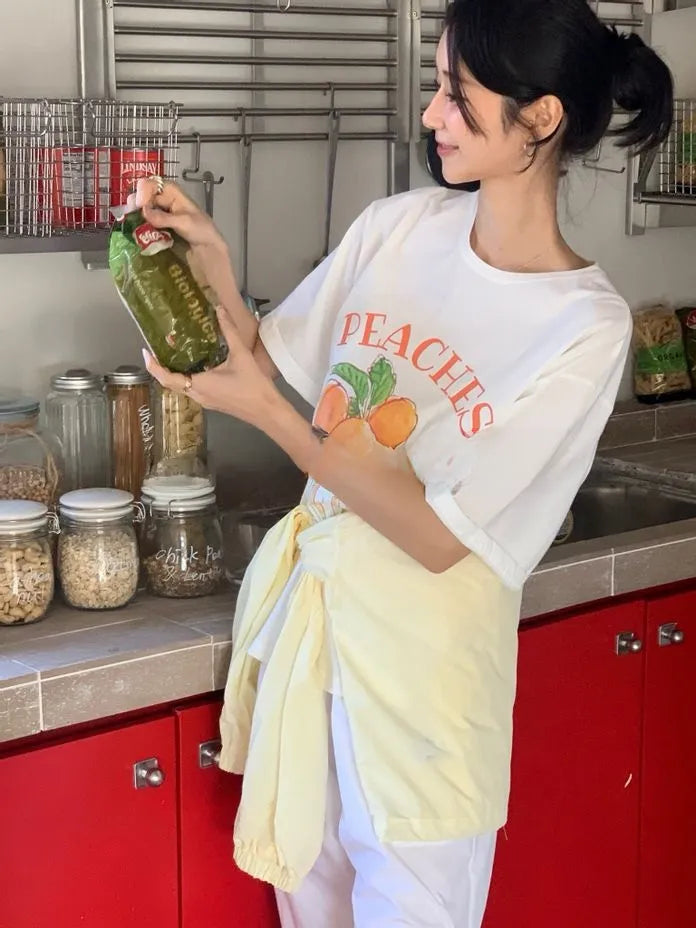 [Preorder] Basket of peaches T-shirt