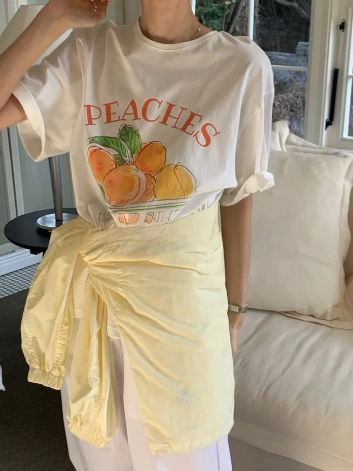 [Preorder] Basket of peaches T-shirt