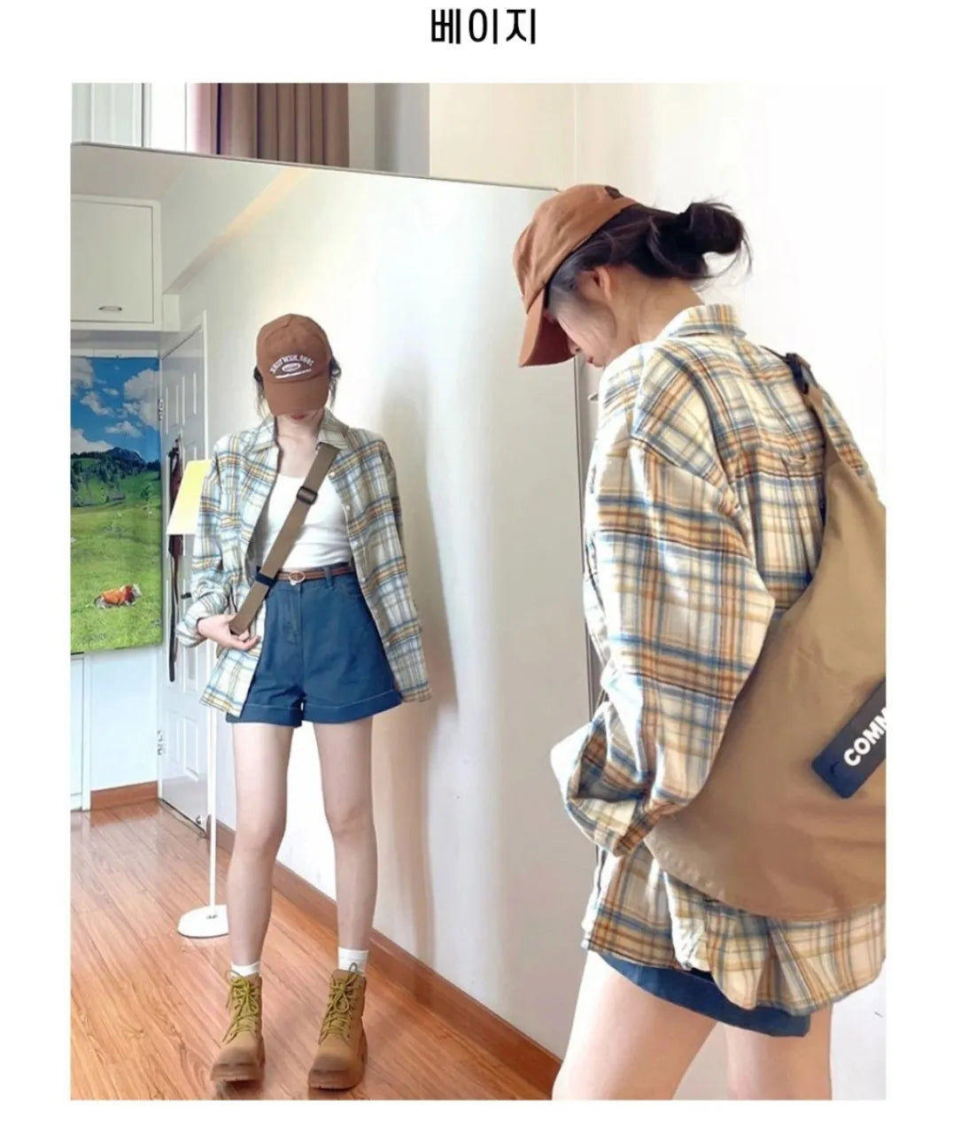 [Preorder] Checkered button up jacket