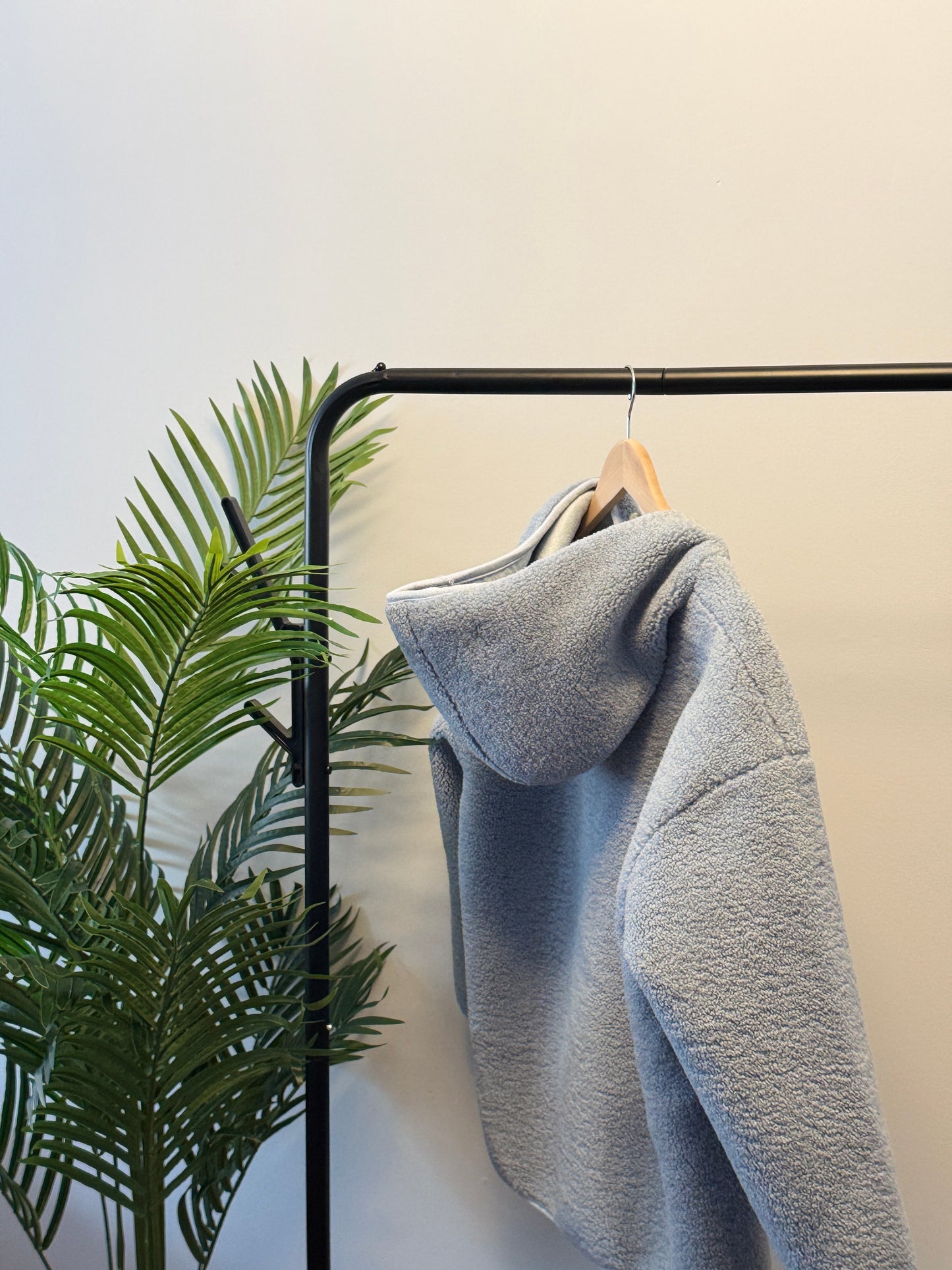 Lamb wool jacket with horn buttons