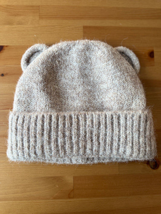 Beanie with bear ears