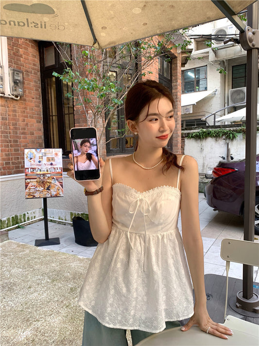 [Preorder] Loha sleeveless blouse with ribbon