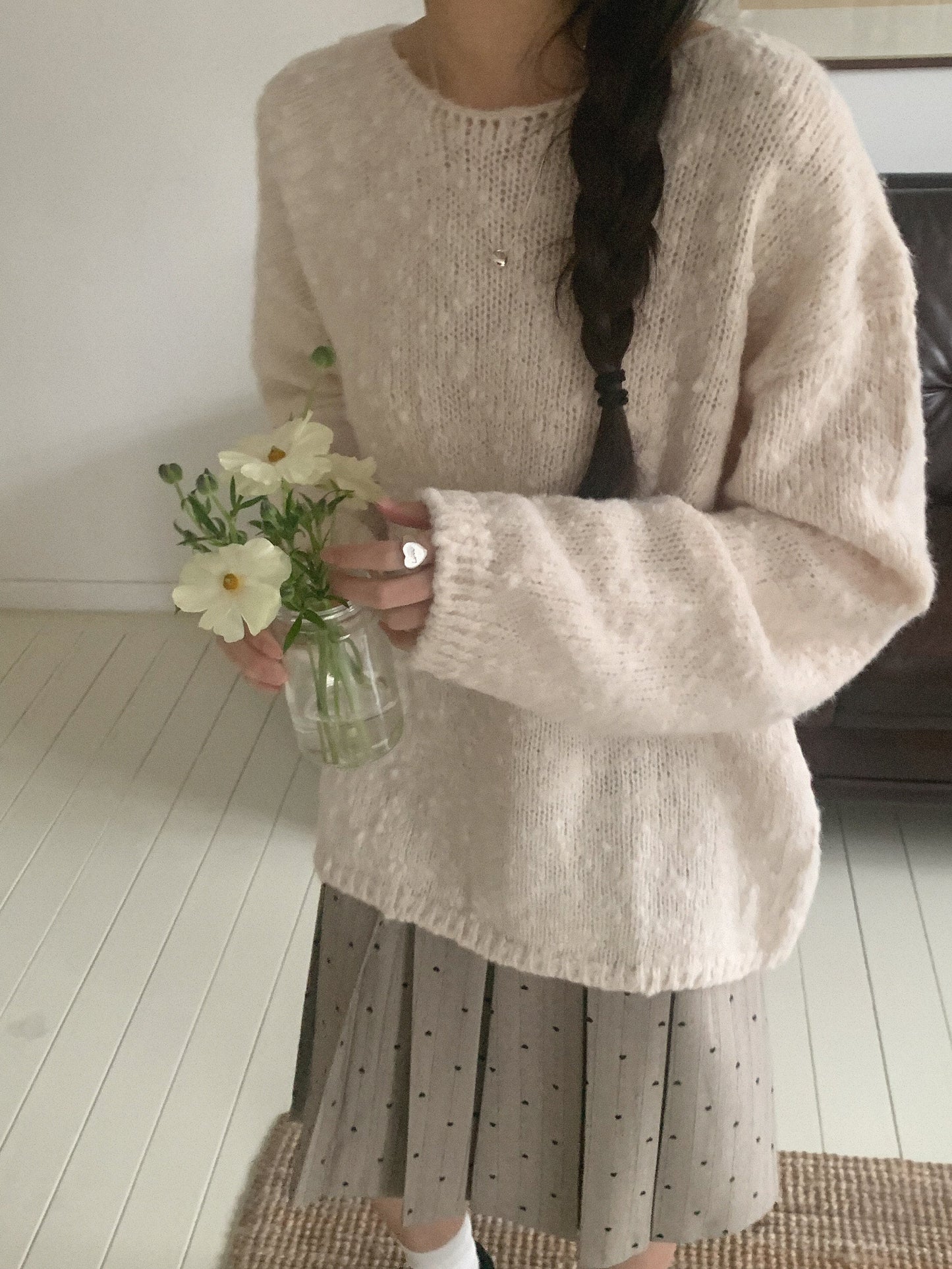 [Preorder] Knitted meringue sweater