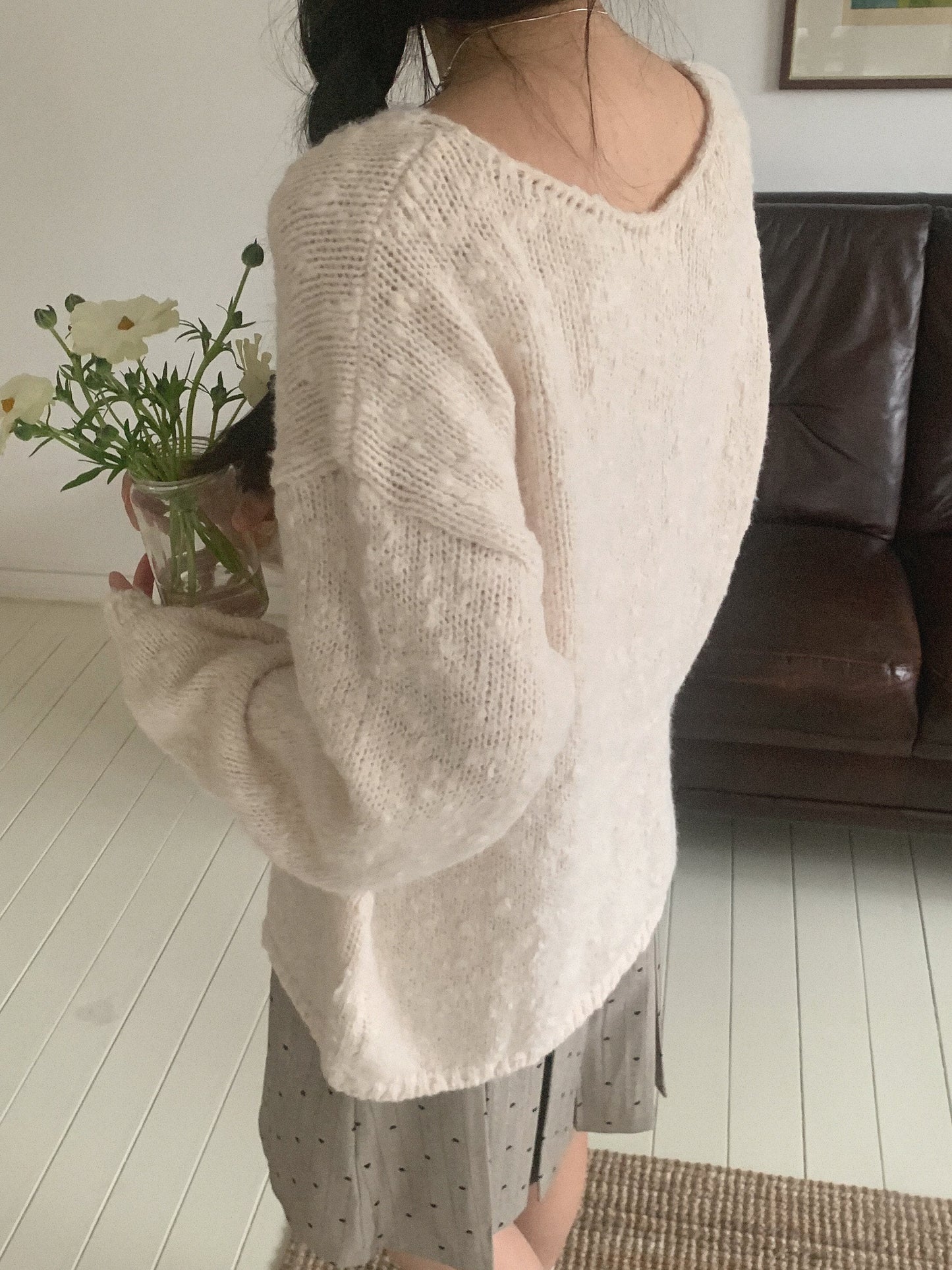 [Preorder] Knitted meringue sweater