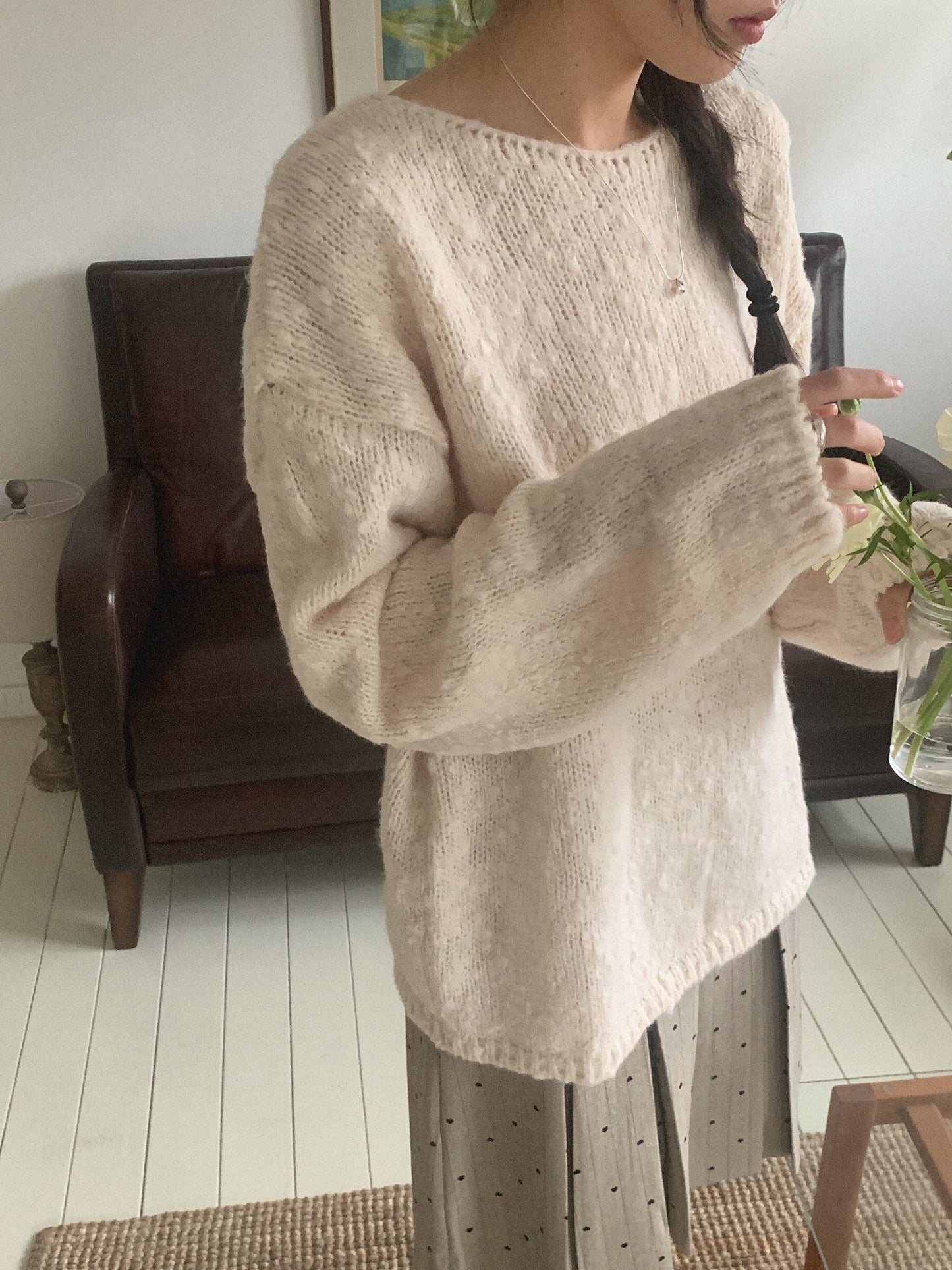 [Preorder] Knitted meringue sweater