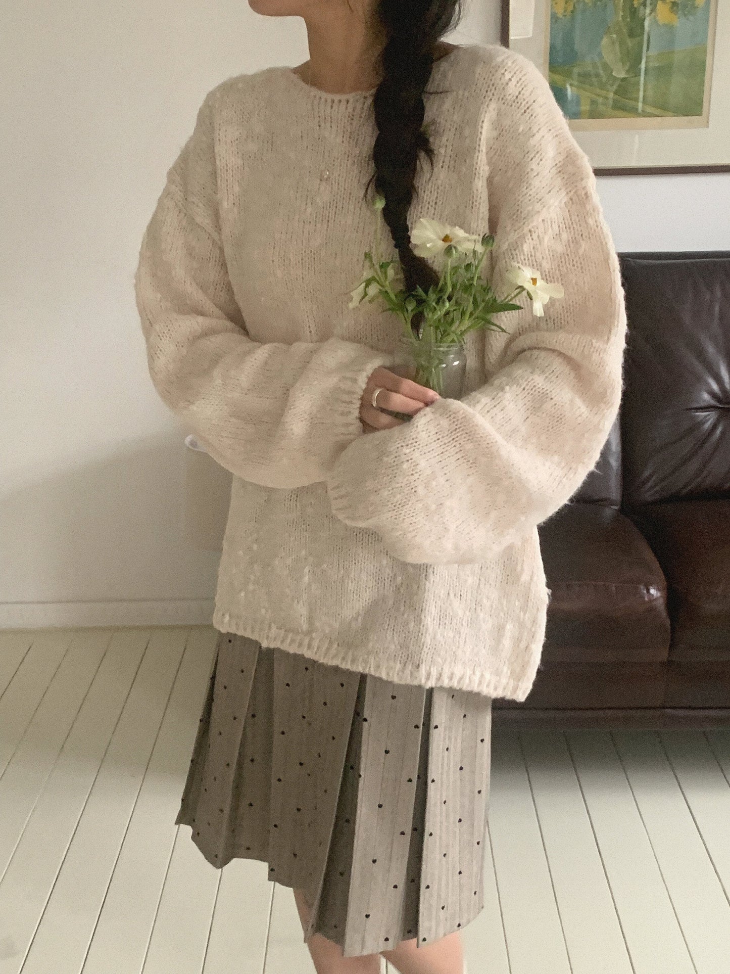 [Preorder] Knitted meringue sweater